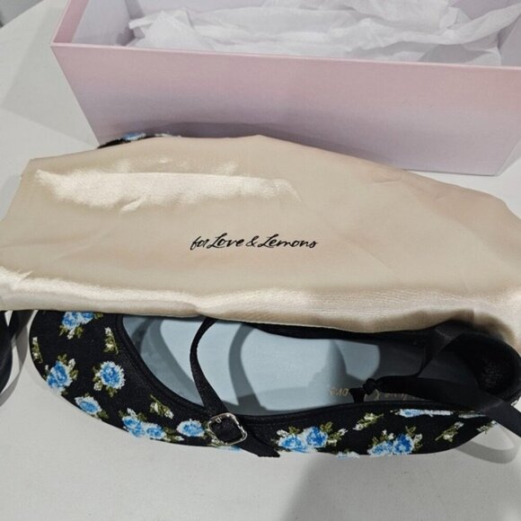 For Love & Lemons Evelyn Embroidered Ballet Flats - Picture 9 of 10